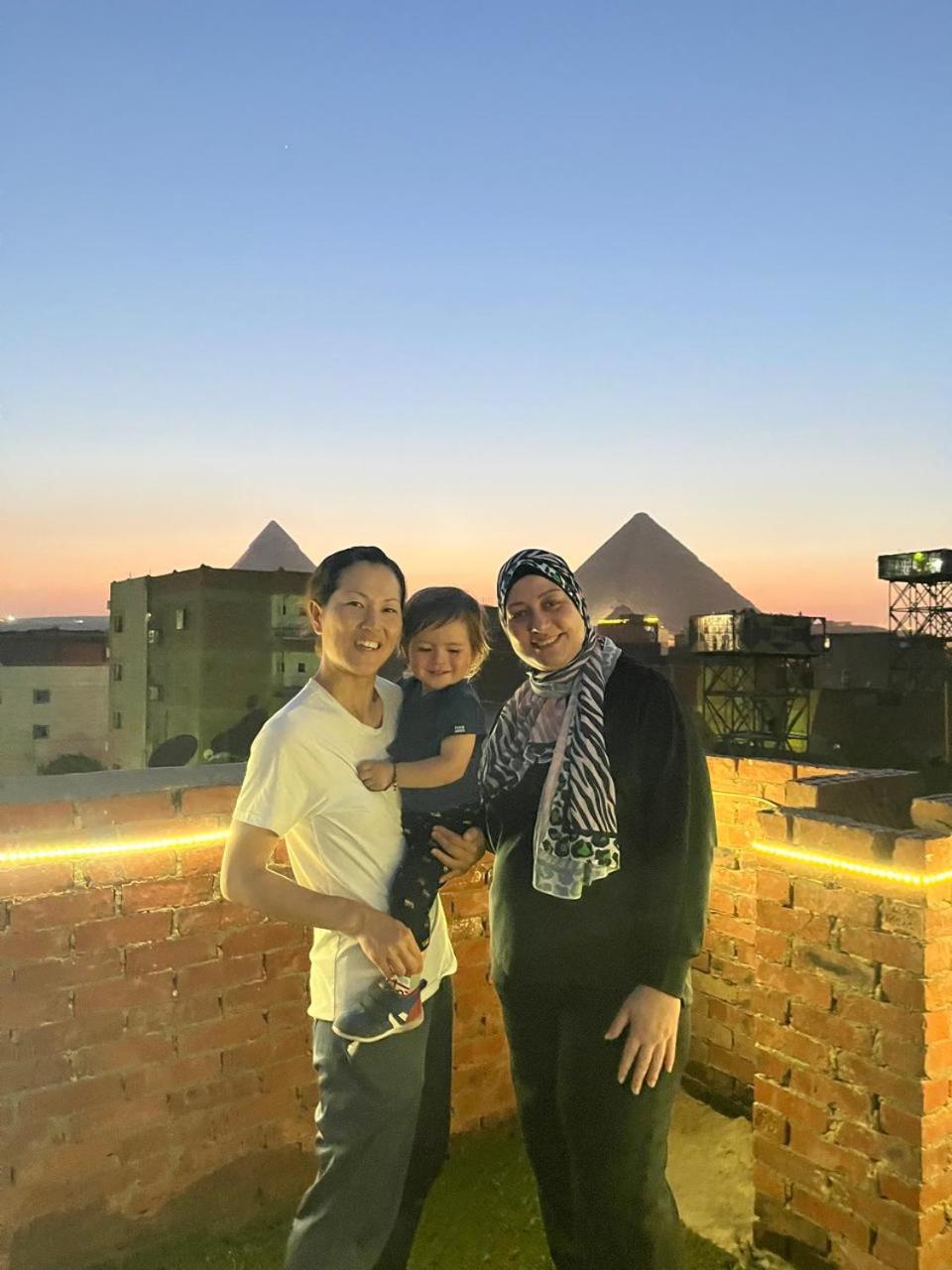 Merit Pyramids View Kairo Exteriör bild
